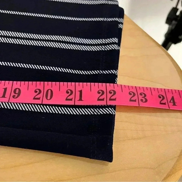 Amanda Green cropped wide leg pants striped size s - Picture 7 of 12